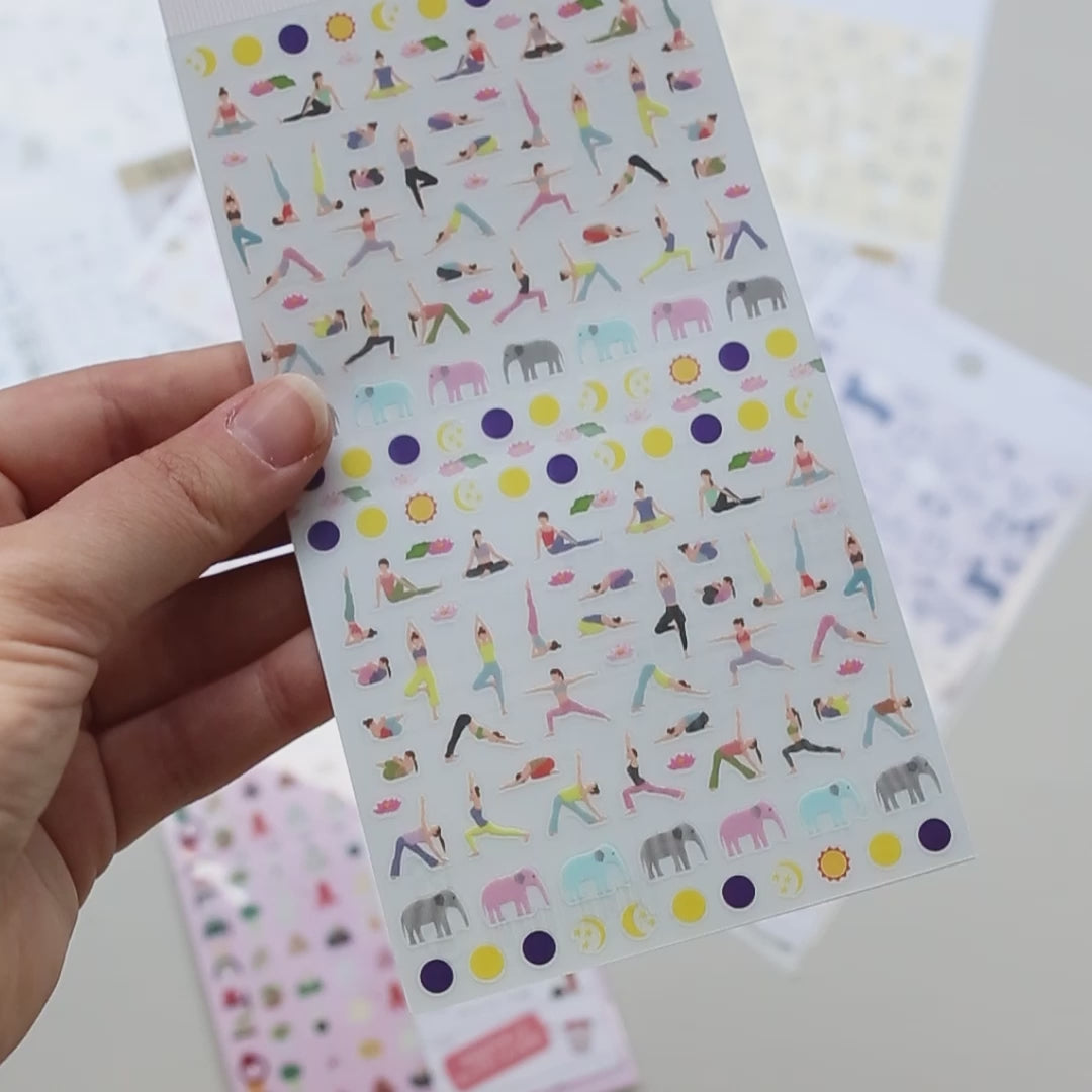 DIARY STICKERS  // ACHIEVEMENT YOGA
