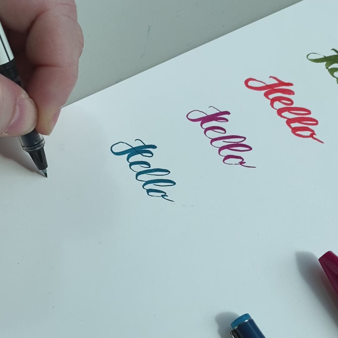 BRUSH PEN FUDE-MAKASE // BLÅSORT