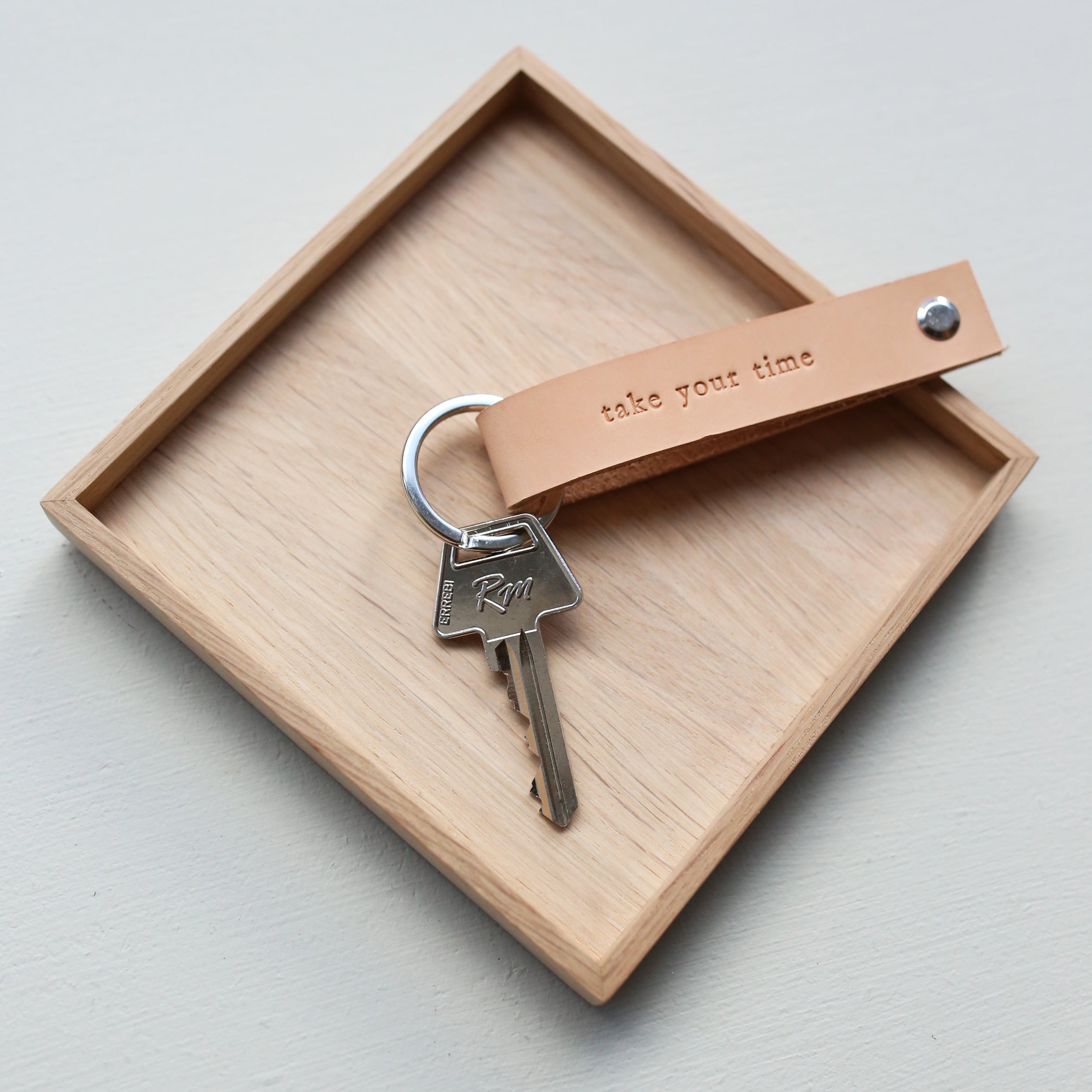LEATHER KEY HOLDER // TAKE YOUR TIME II