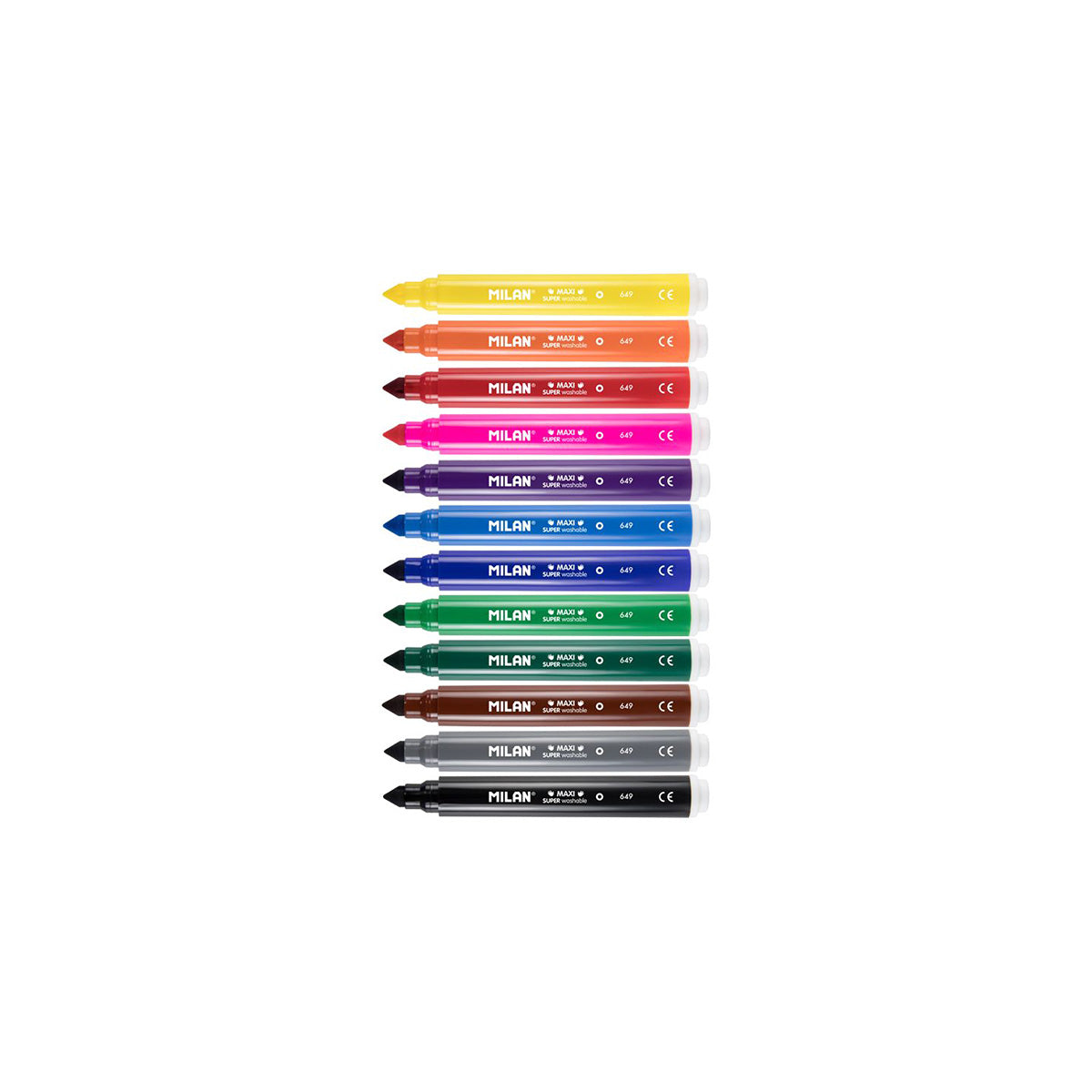 MAXI COLOURED MARKERS // SET OF 12