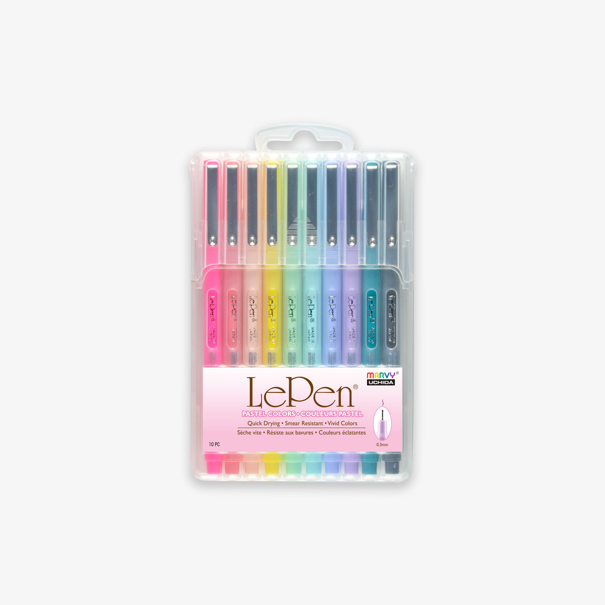 Le Pen Marvy Uchida Pastel Colors - Set of 10