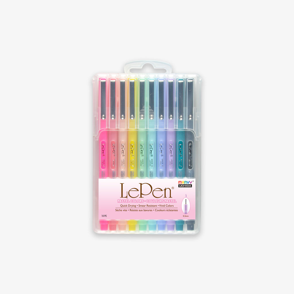 LE PEN SET 10 PCS // PASTEL