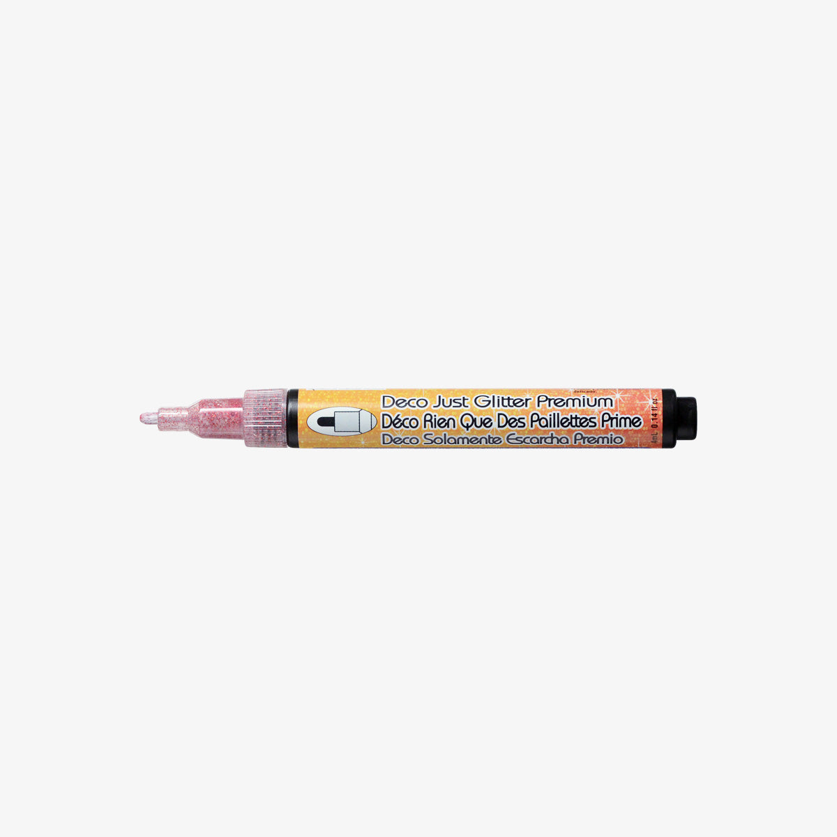 DECO JUST GLITTER PREMIUM FABRIC MARKER // RED