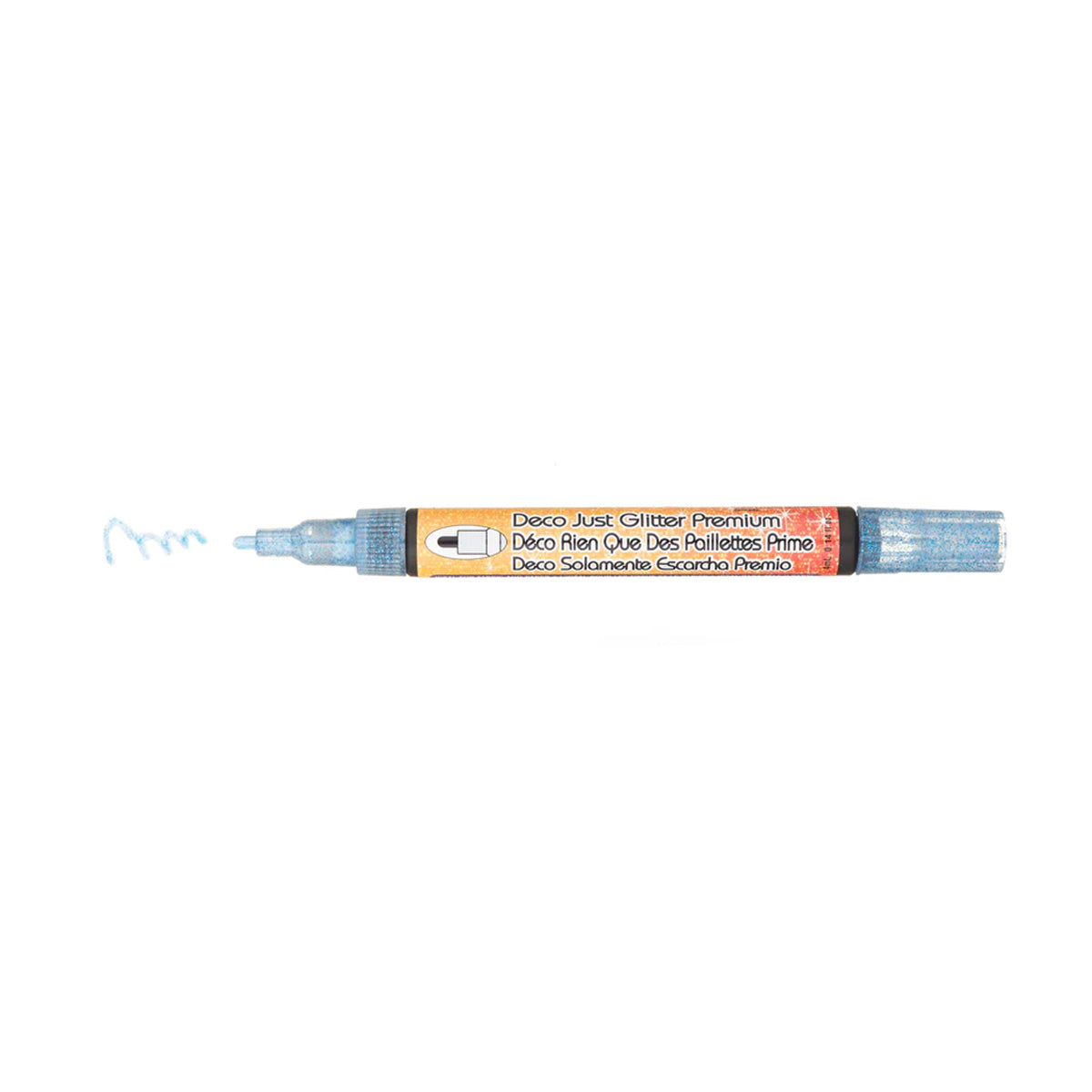 DECO JUST GLITTER PREMIUM FABRIC MARKER // BLUE