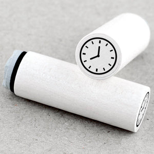 MINI RUBBER STAMP // CLOCK