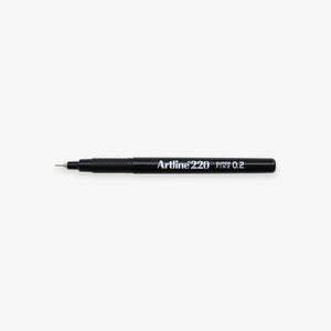 ARTLINE FINELINER 0.2 MM // SORT