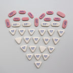 TRIANGULAR RUBBER ERASER 428 // WHITE