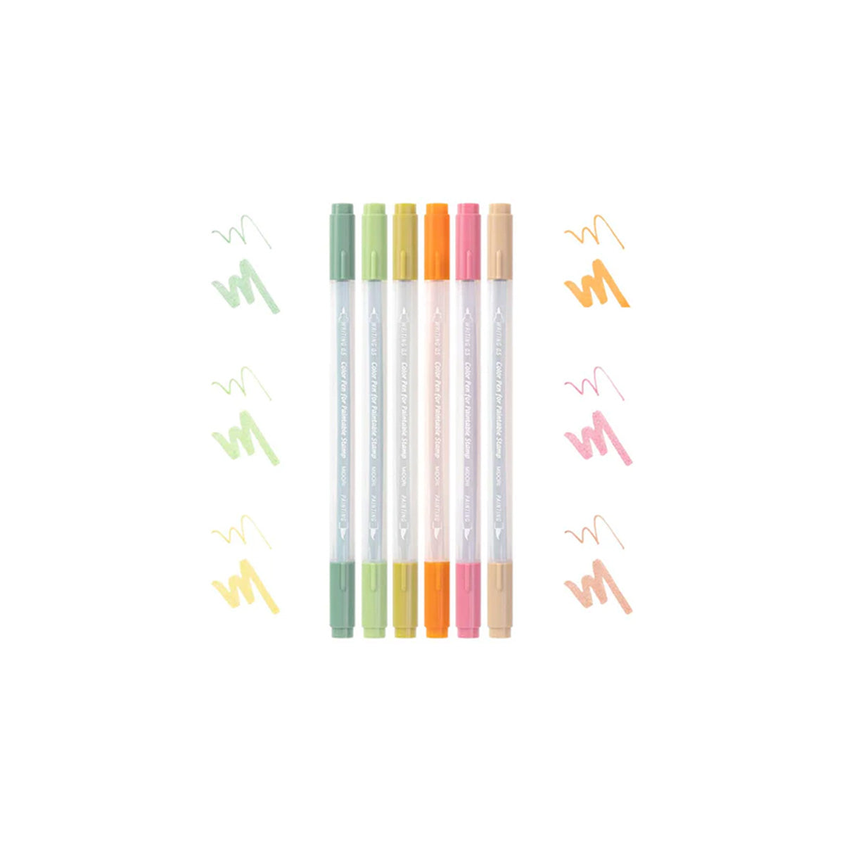 COLOR PENS FOR PAINTABLE STAMP // SET OF 6