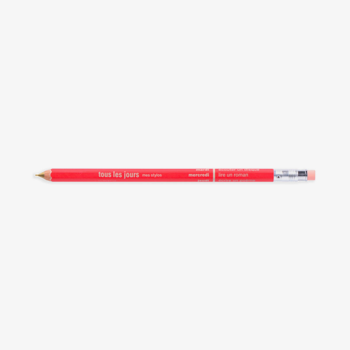 DAYS MECHANICAL PENCIL 0.5mm // RED