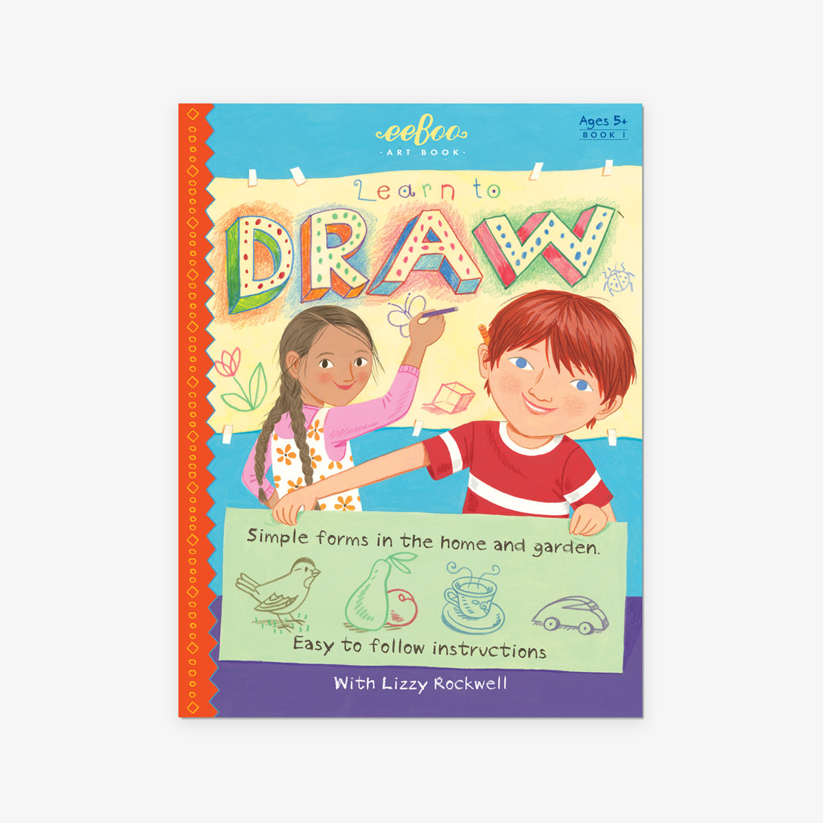 COLOURING BOOK // LEARN TO DRAW SIMPLE SHAPES