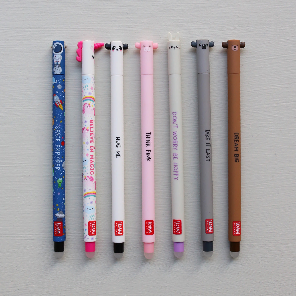 Legami Unicorn Erasable Pen Cute Animal School Stationery - Choose