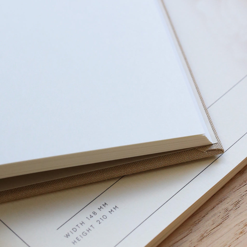 NOTES HARDCOVER NOTESBOG // SAND