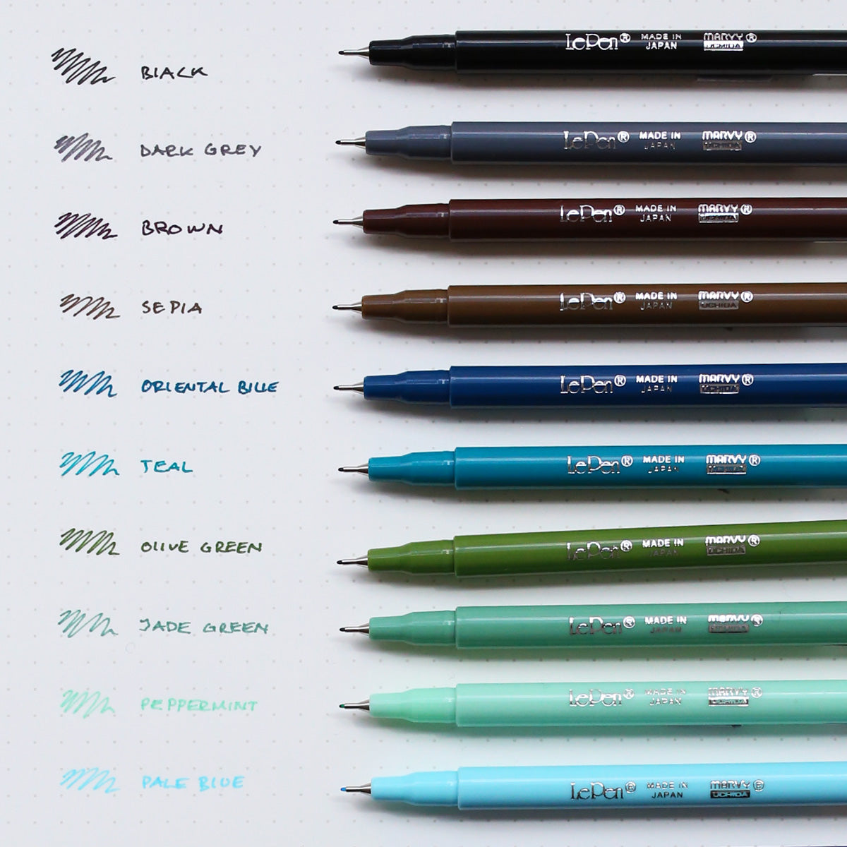 LE PEN FINELINER // JADE GREEN