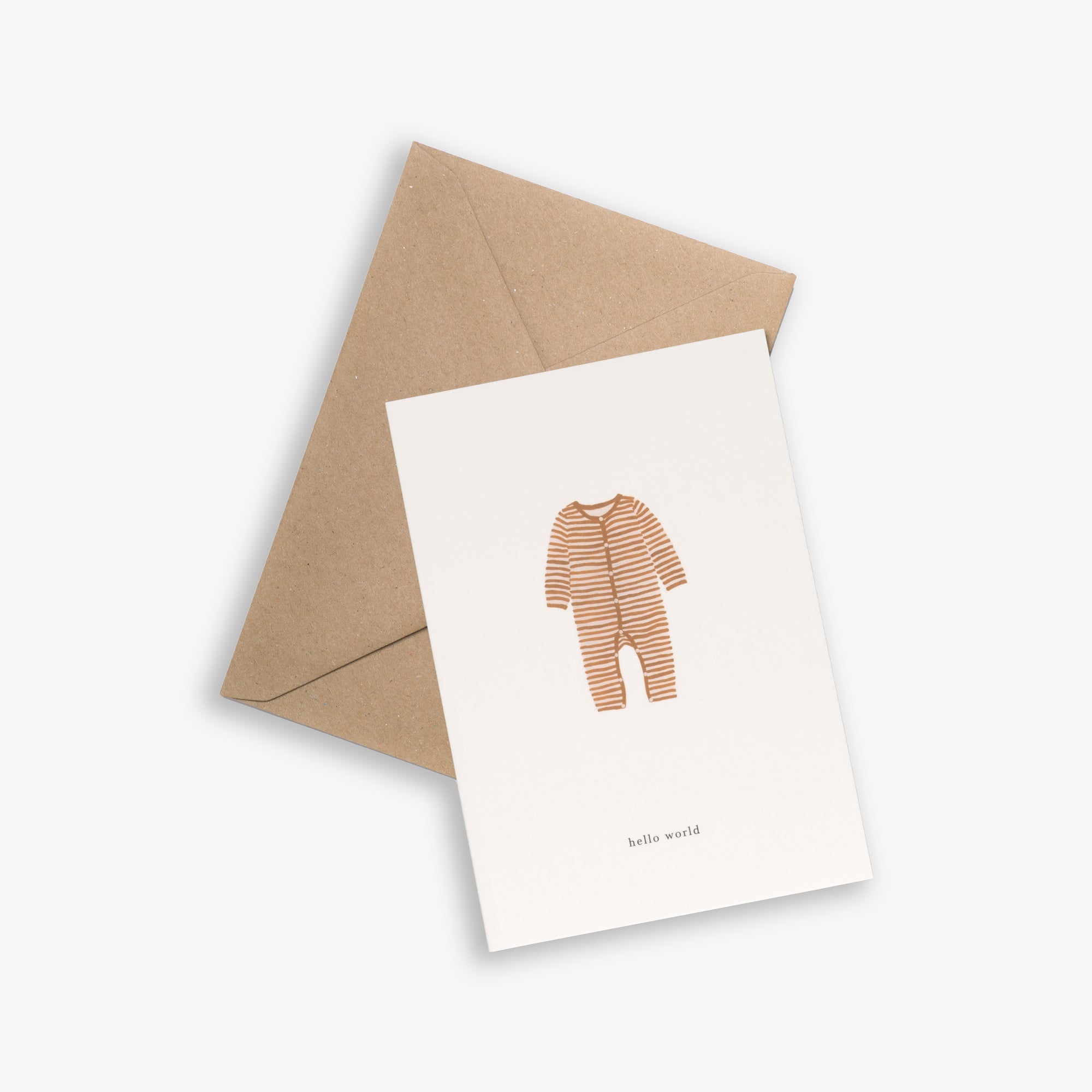 KORT // BABY ONESIE OCHRE