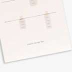 GREETING CARD // LISTS