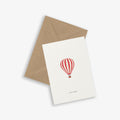 GREETING CARD // HOT AIR BALLOON