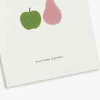 GREETING CARD // APPLE AND PEAR