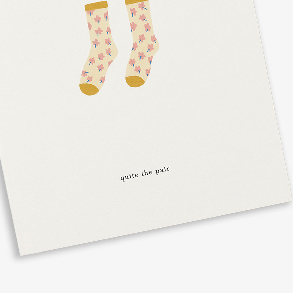 GREETING CARD // SOCKS