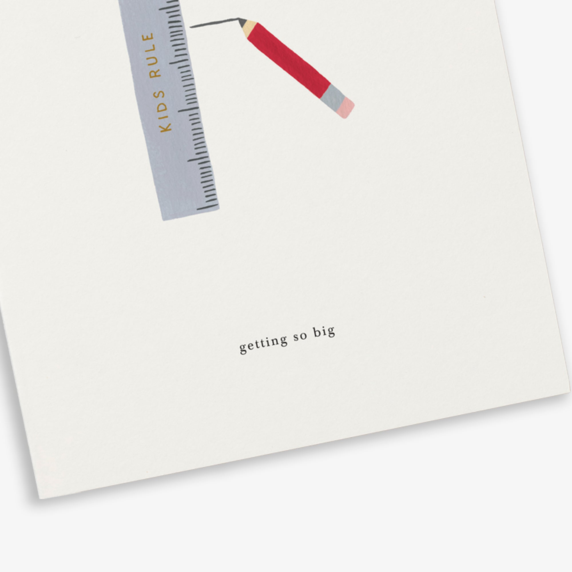 GREETING CARD // RULER