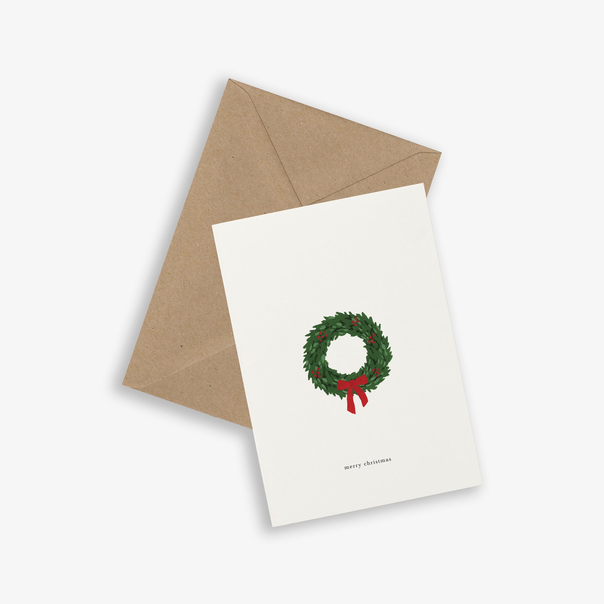GREETING CARD // CHRISTMAS WREATH