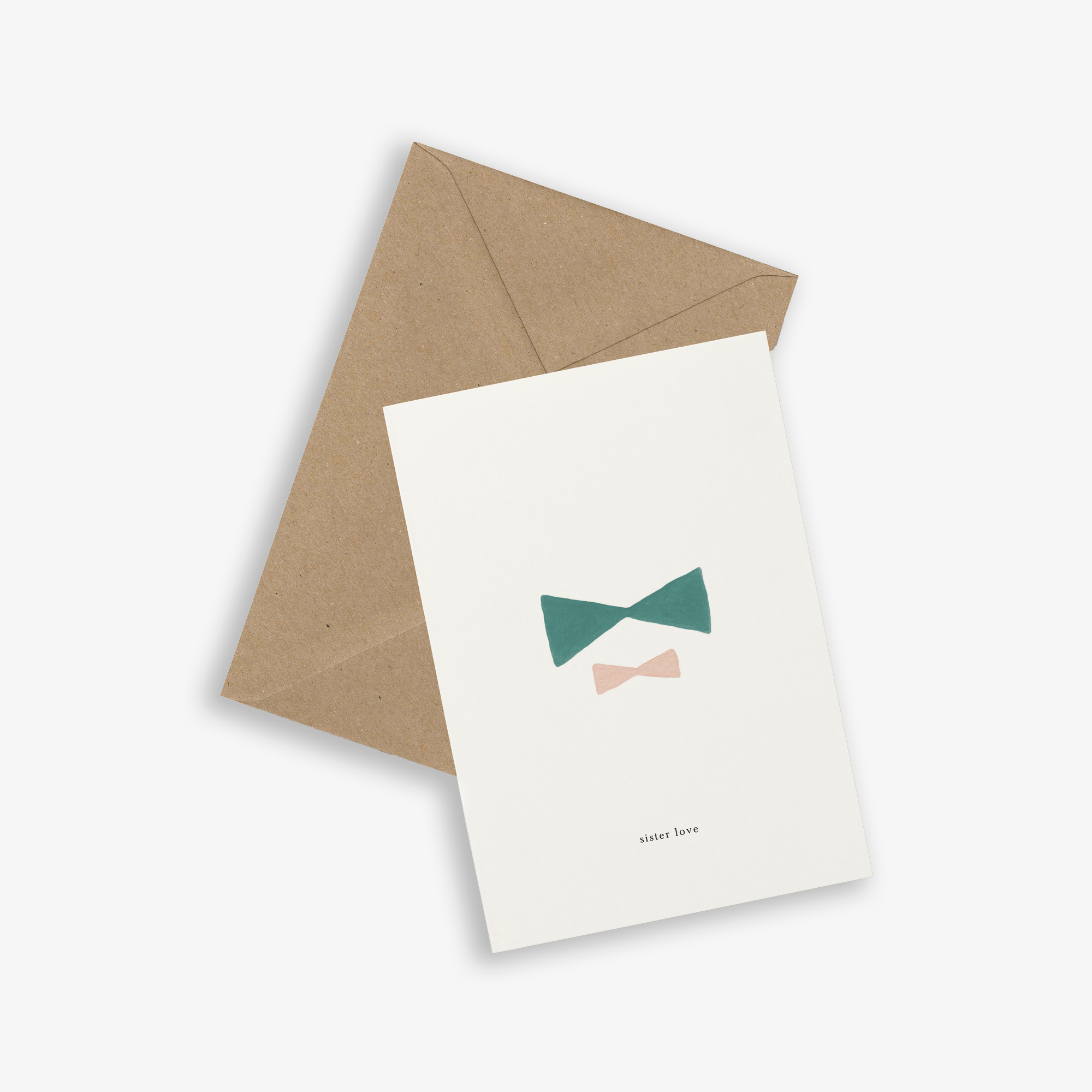 GREETING CARD // SISTER BOWS