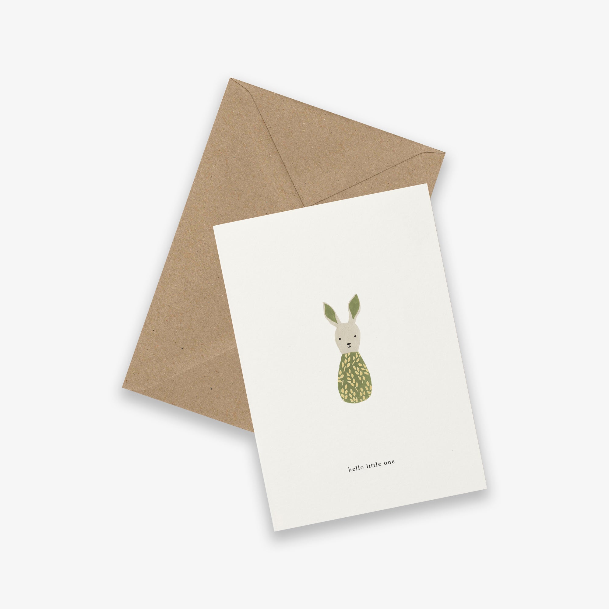 GREETING CARD // BABY RATTLE