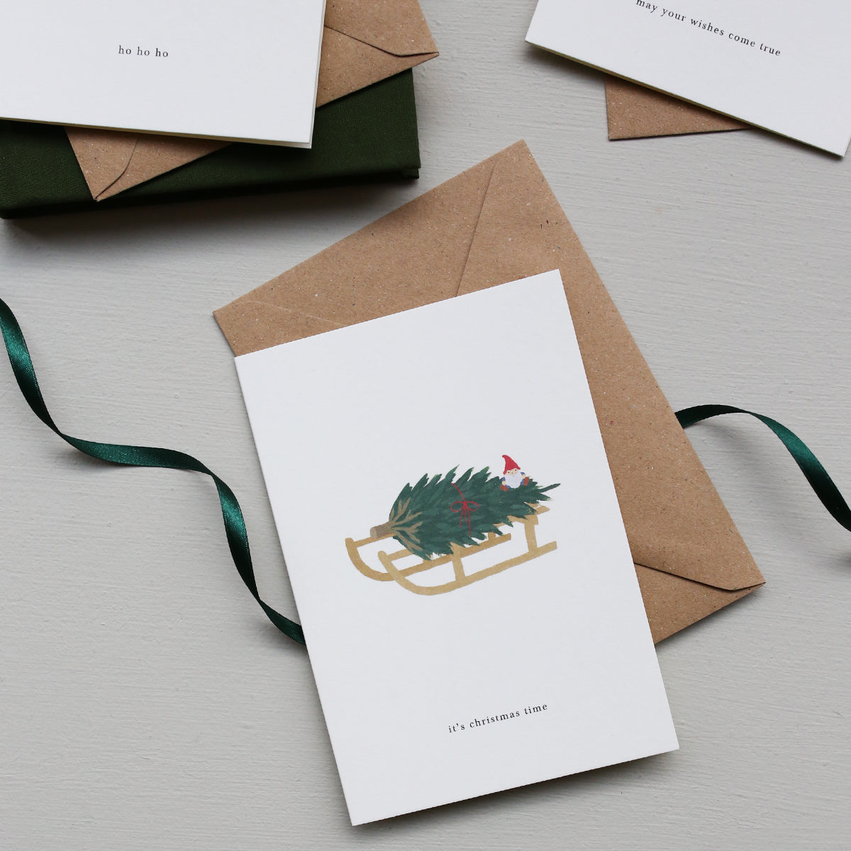 GREETING CARD // WINTER SLED