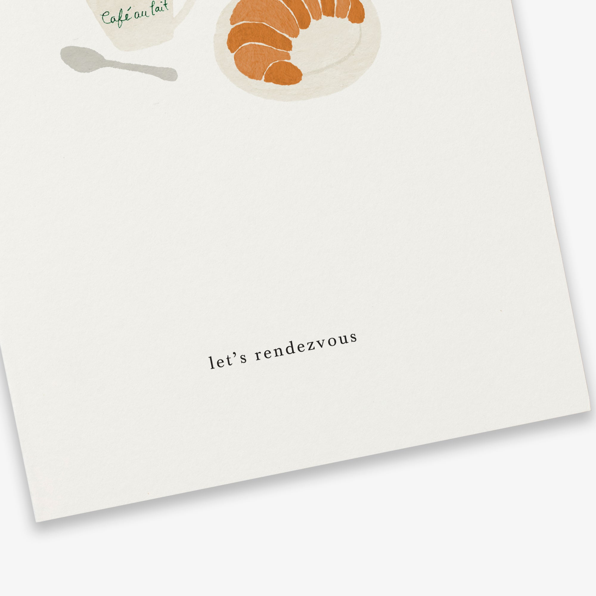 GREETING CARD // CROISSANT