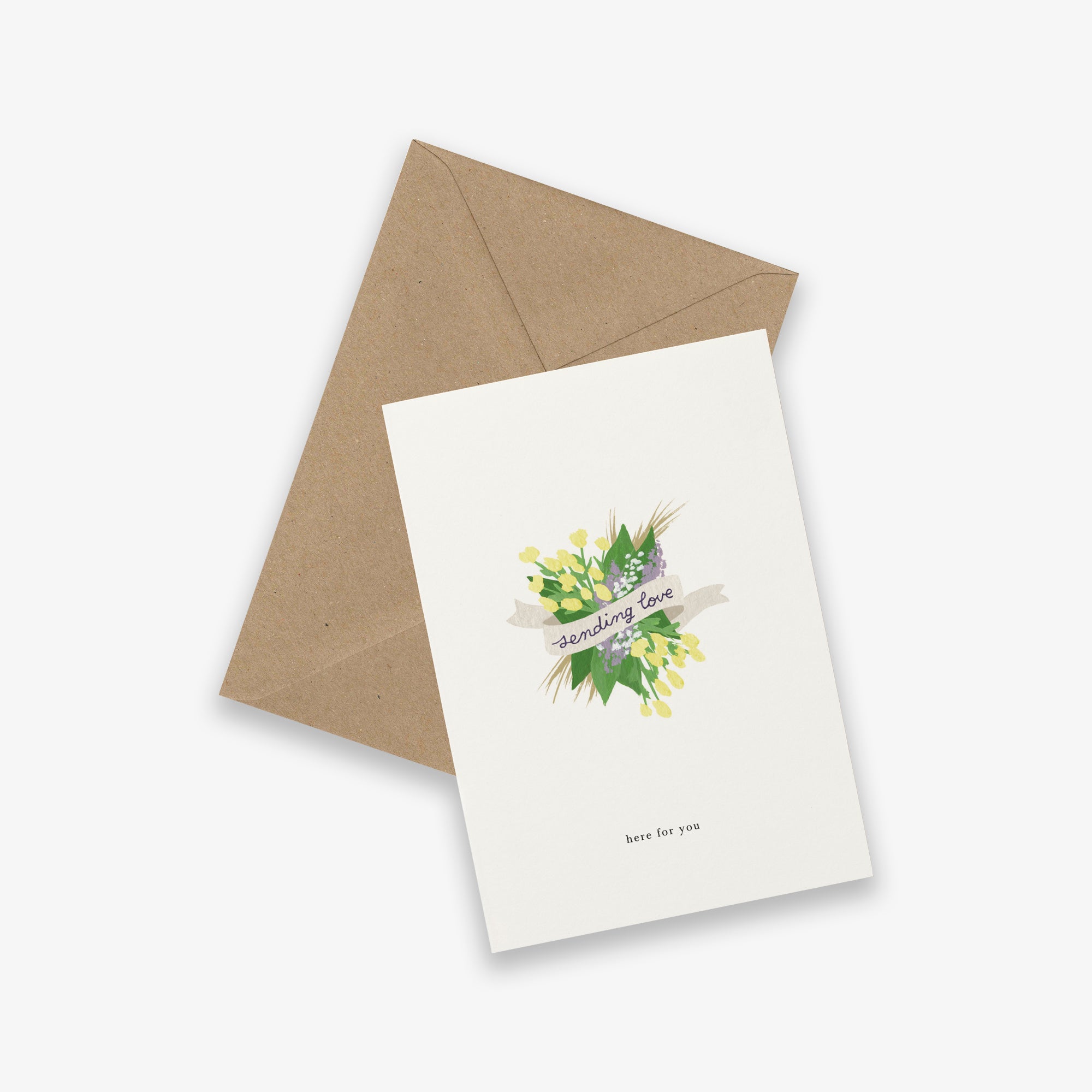 GREETING CARD // SYMPATHY FLOWERS