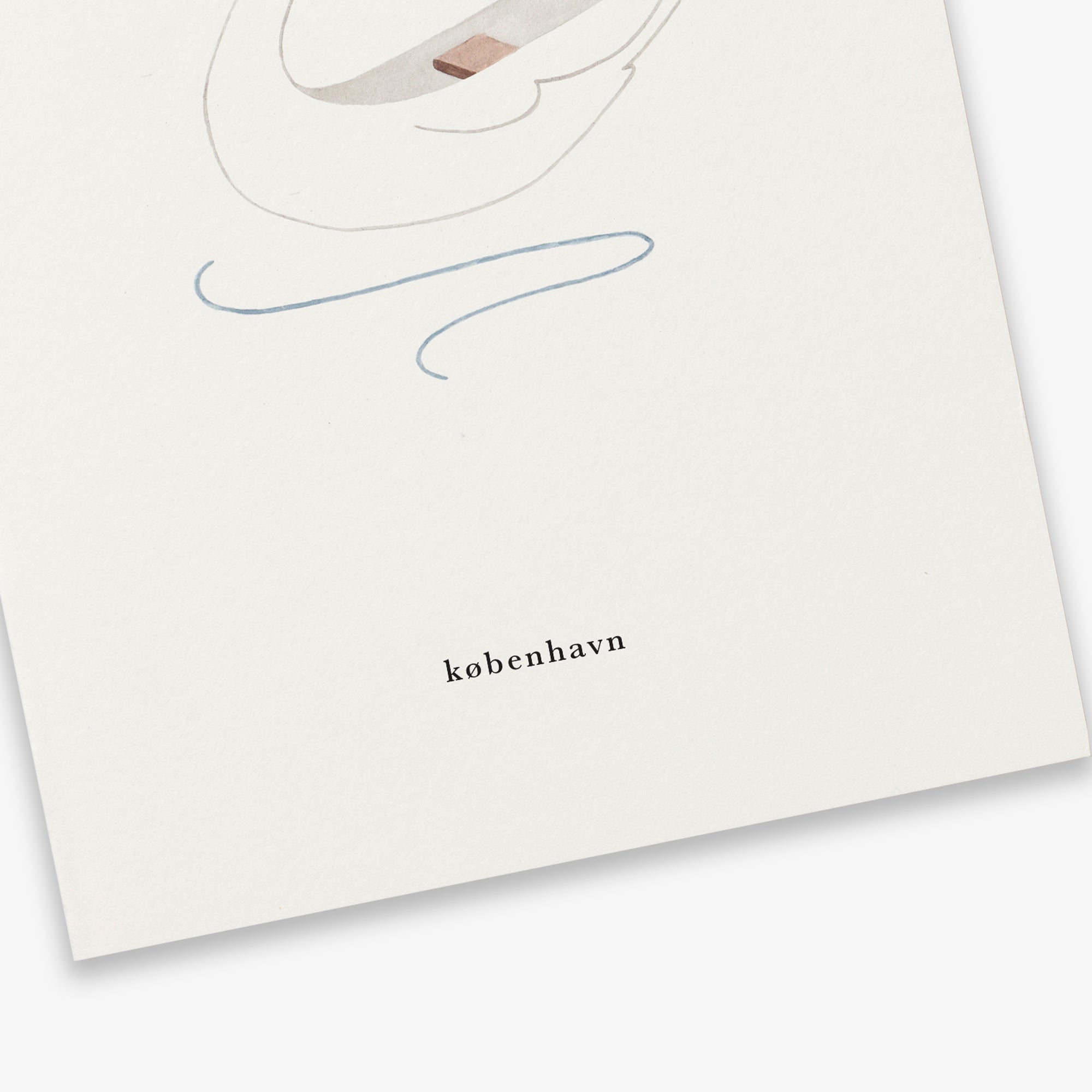 GREETING CARD // SVANEBÅD (DANISH)
