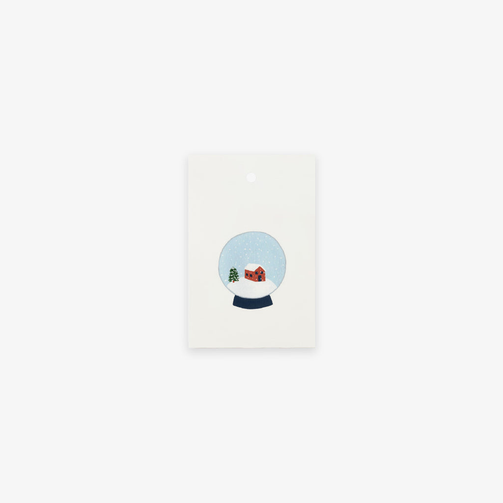 CHRISTMAS GIFT TAGS // SNOWGLOBE