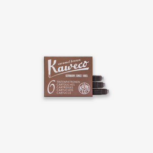 KAWECO INK CARTRIDGES 6-PACK // CARAMEL BROWN