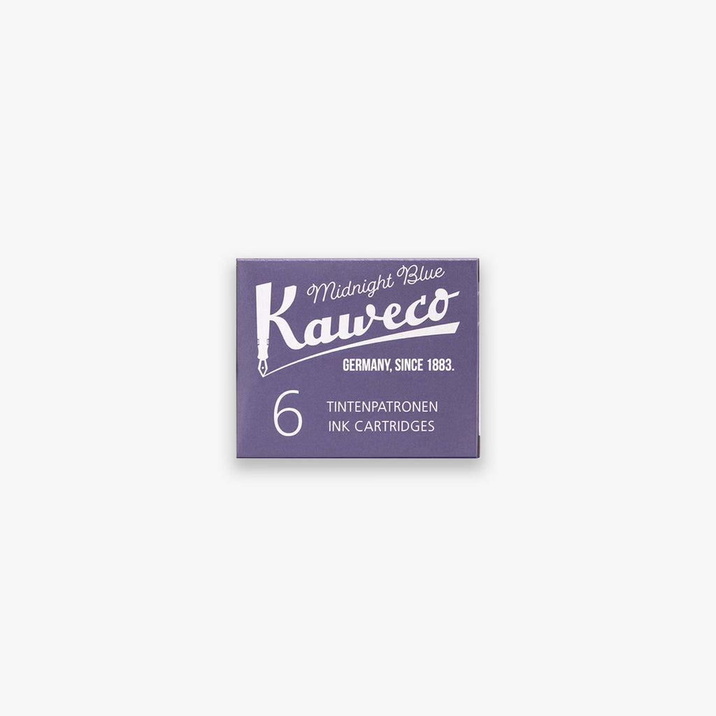 KAWECO INK CARTRIDGES 6-PACK // MIDNIGHT BLUE