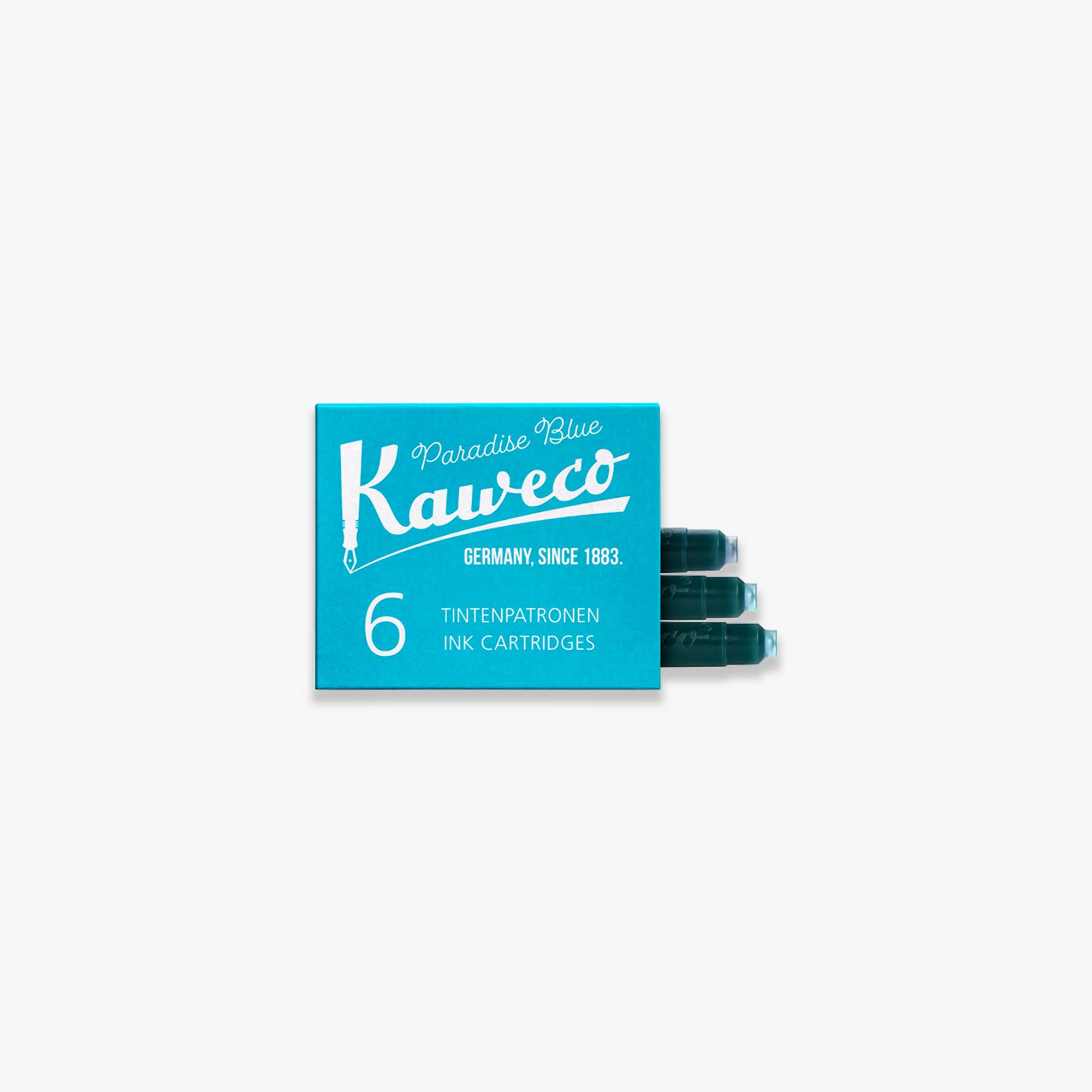 KAWECO INK CARTRIDGES 6-PACK // PARADISE BLUE