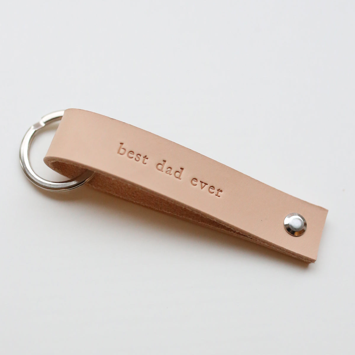 Personalised Leather Key Ring | Leather Gifts for Men | Gillian Arnold