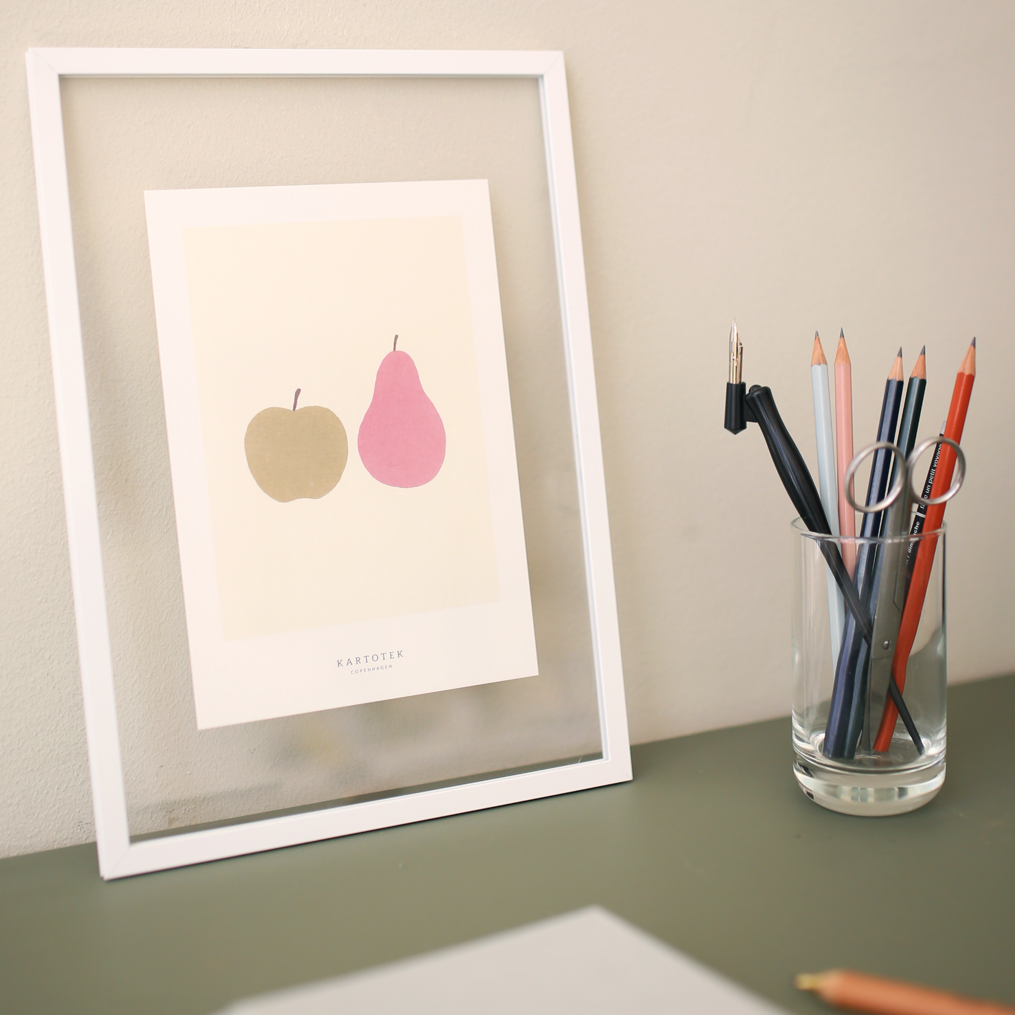 KORT A5 // APPLE AND PEAR