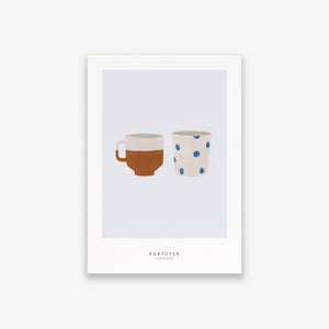KORT A5 // TWO CUPS