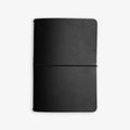 MULTI ELASTIC BAND LEATHER FOLDER // BLACK