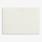 MÅNEDSPLANNER BLOK A4