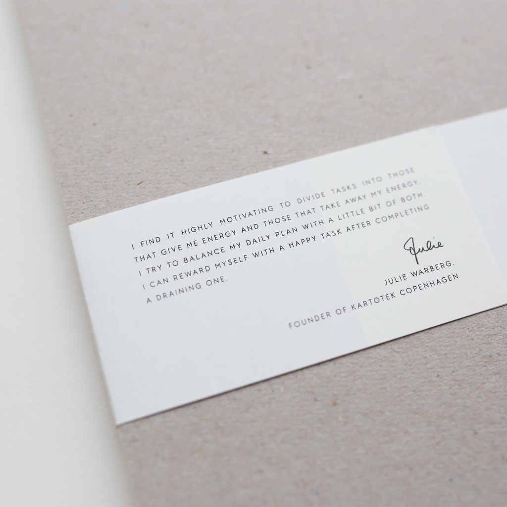 TASK LIST // ENERGY BALANCE