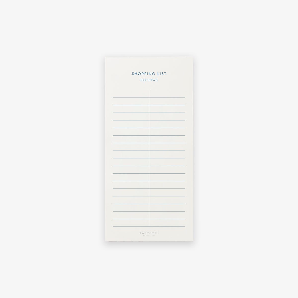 SHOPPINGLISTE BLOK