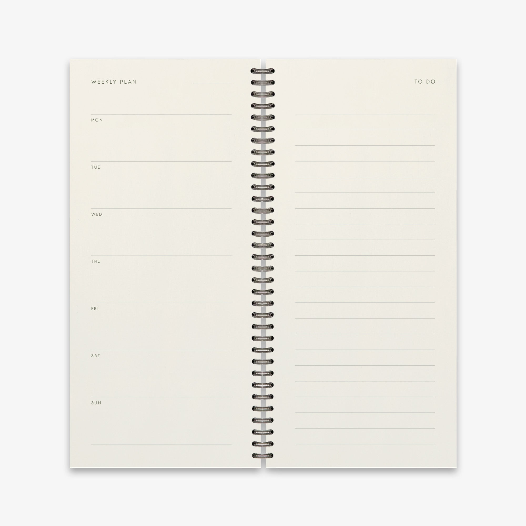 WIRE-O WEEKLY PLANNER NOTEBOOK
