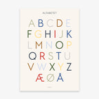 PLAKAT // ALFABETET (DANISH)