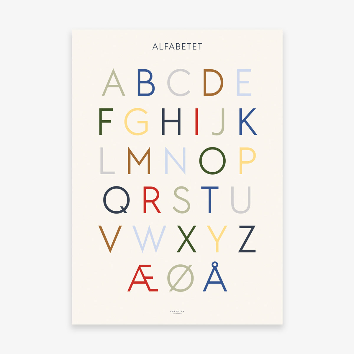 PLAKAT // ALFABETET