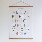 PLAKAT // ALFABETET + OAK FRAME
