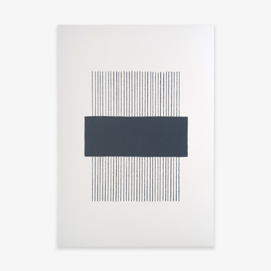 PRINT A3 LINES // NAVY