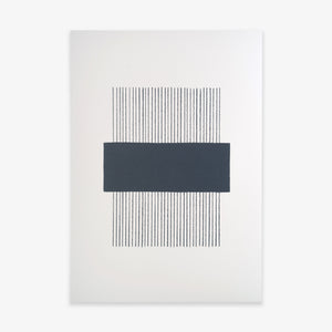 PRINT A3 LINES // NAVY
