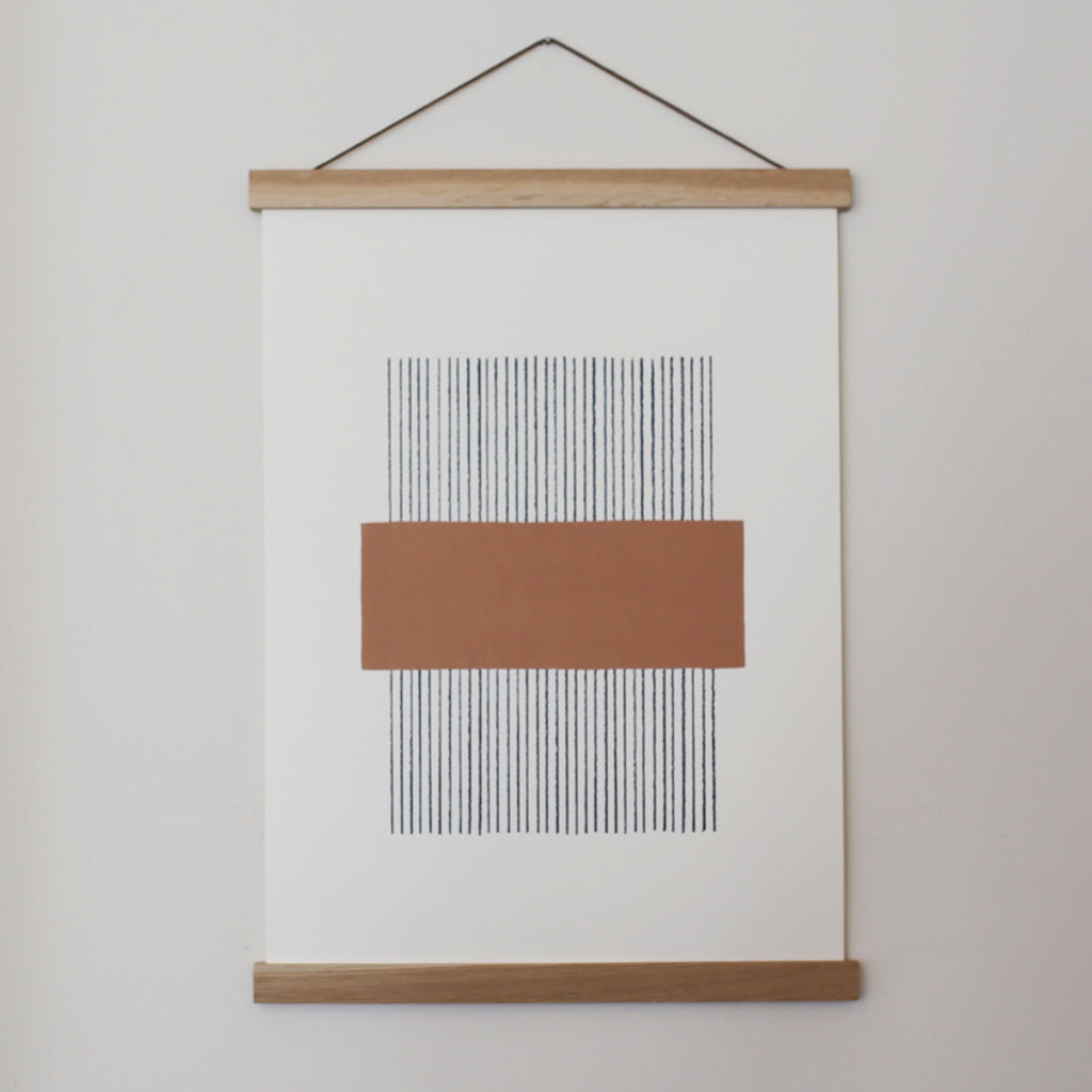 PRINT A3 LINES // OCHRE