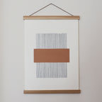 PRINT A3 LINES // OCHRE + OAK FRAME