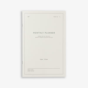 MÅNEDSPLANNER NOTESHÆFTE